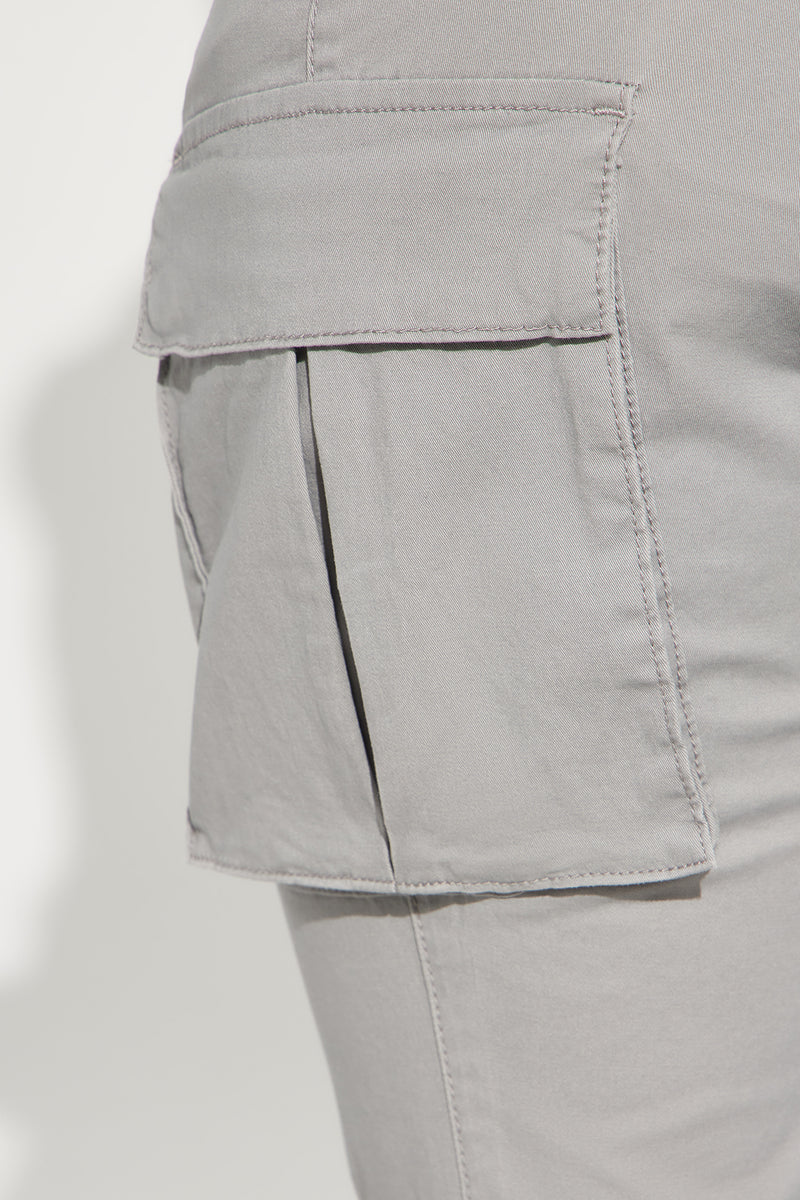 She's a Keeper Cargo Pant - Grey