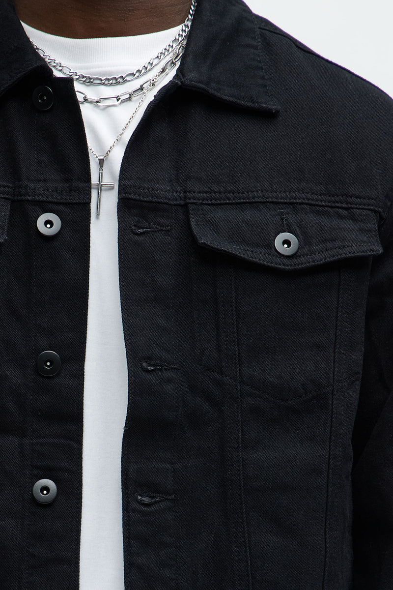 Cobain Denim Jacket - Black