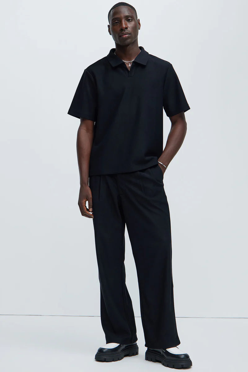 Turner Short Sleeve Polo - Black