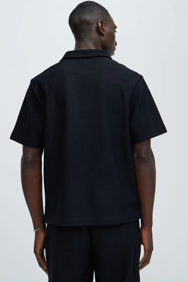 Turner Short Sleeve Polo - Black