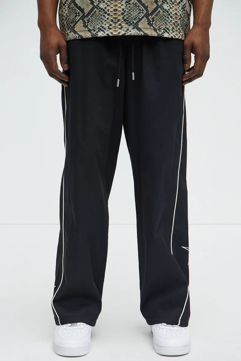 Star Boi Baggy Pants - Black