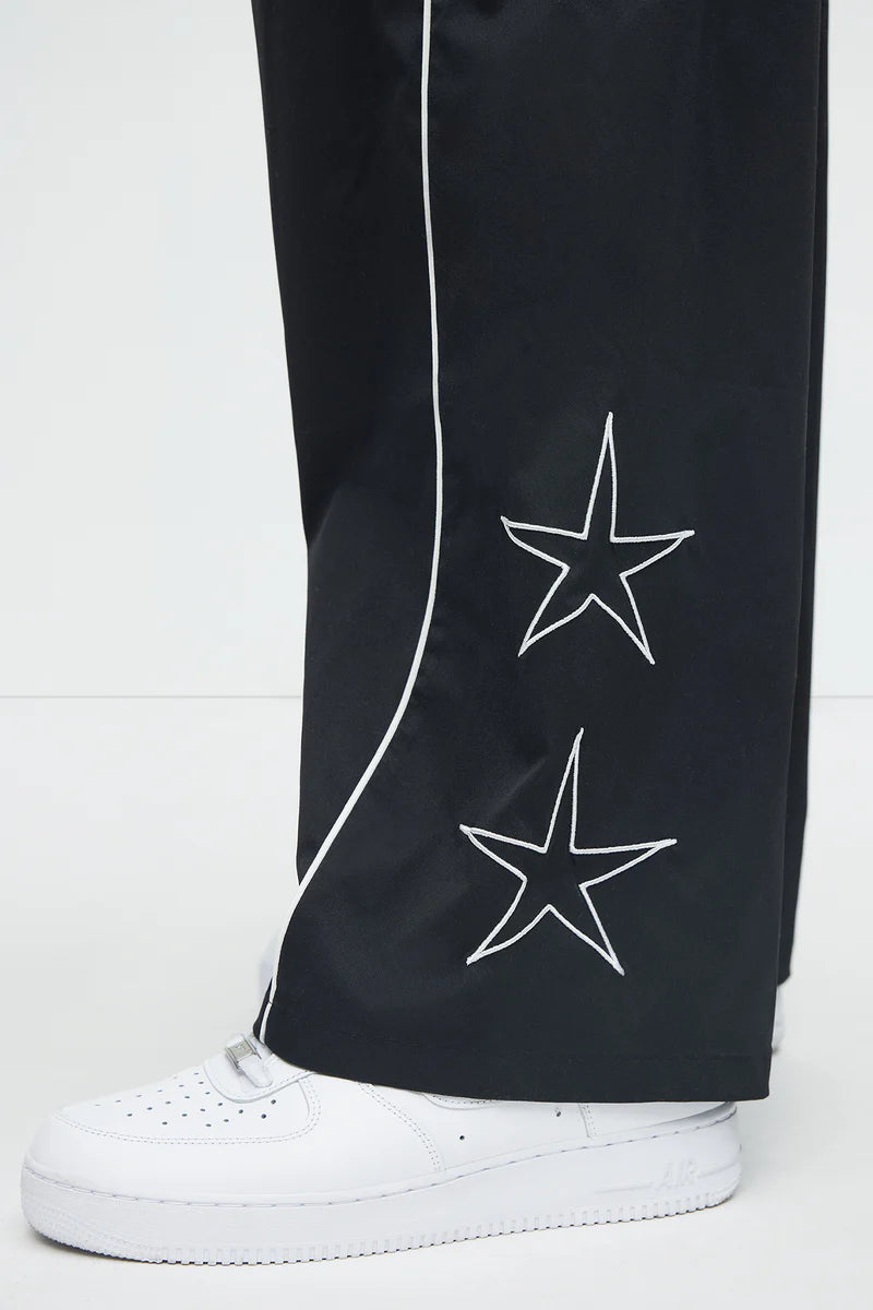 Star Boi Baggy Pants - Black