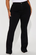 Deep In My Soul Flare Jeans - Black