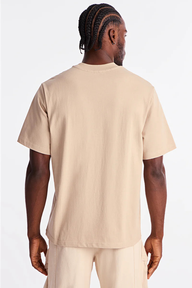 Oversized Heavyweight Tee 240GSM - Beige