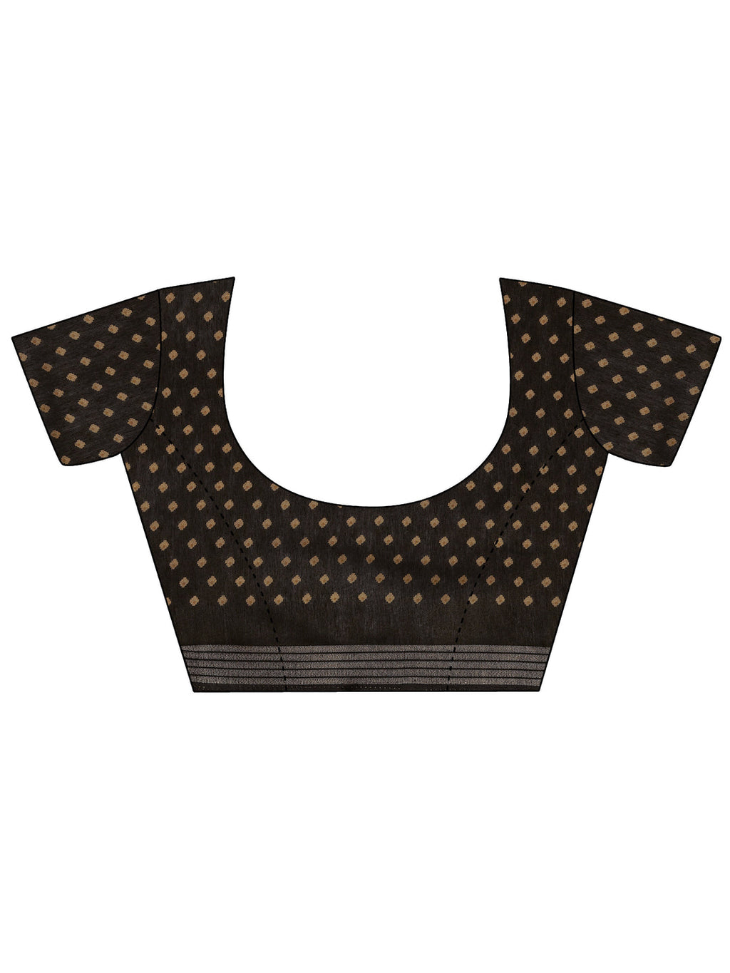 Mustard Printed Silk Blend Saree With Unstitched Blouse Piece