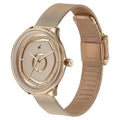 Fastrack Stunners Quartz Analog Rose Gold Dial Stainless Steel Strap Watch for Girls