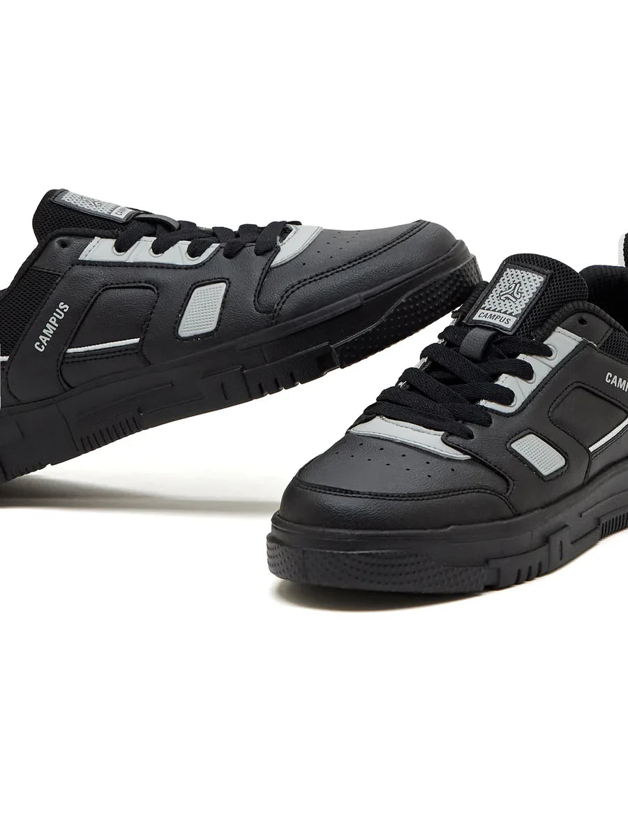 STOMP Black Men's Sneakers
