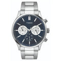 Timex Fashion Men's Blue Dial Round Case Multifunction Function Watch -TWEG19603