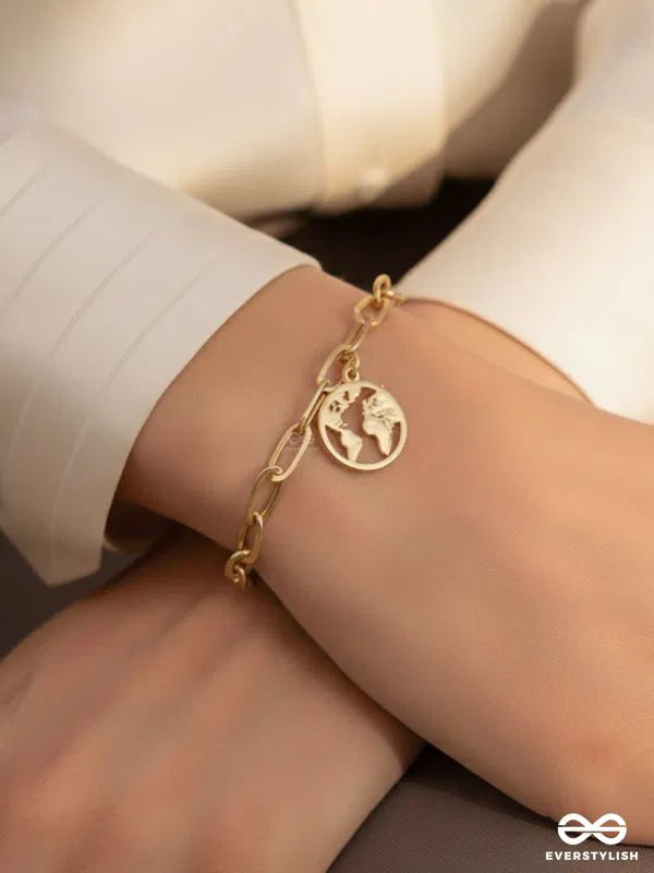 The Global Citizen- Golden Bracelet