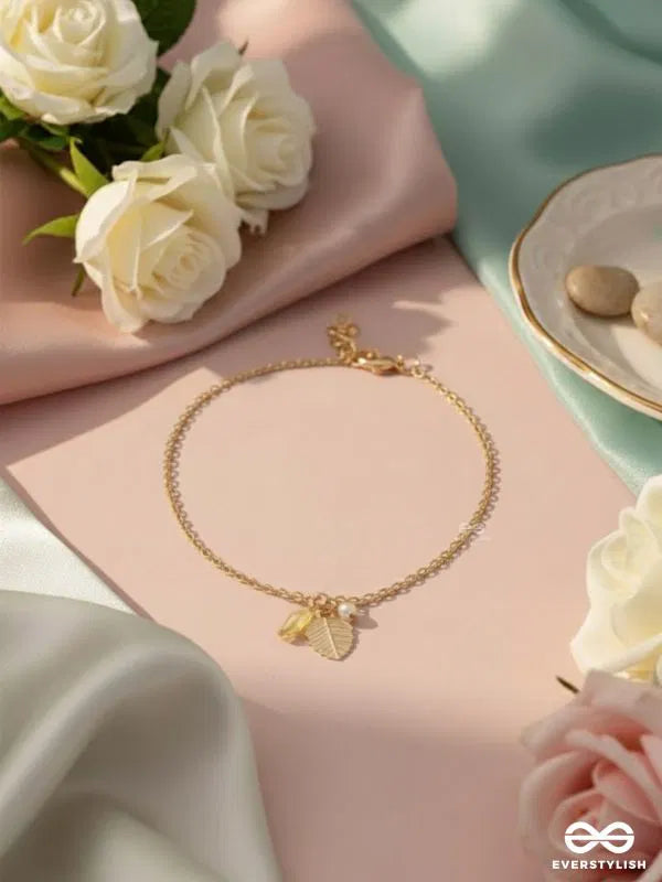 The Autumn Tree- Elegant Golden Anklet